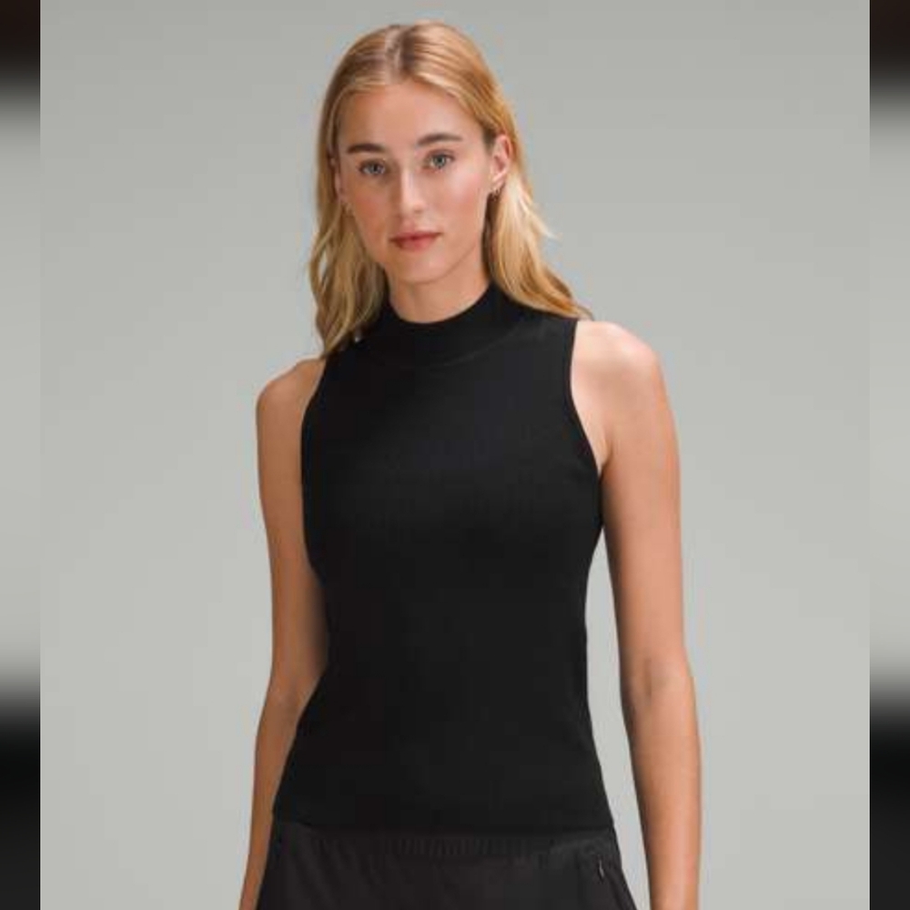 Lululemon Ribbed Wool, Silk Blend Tank Top